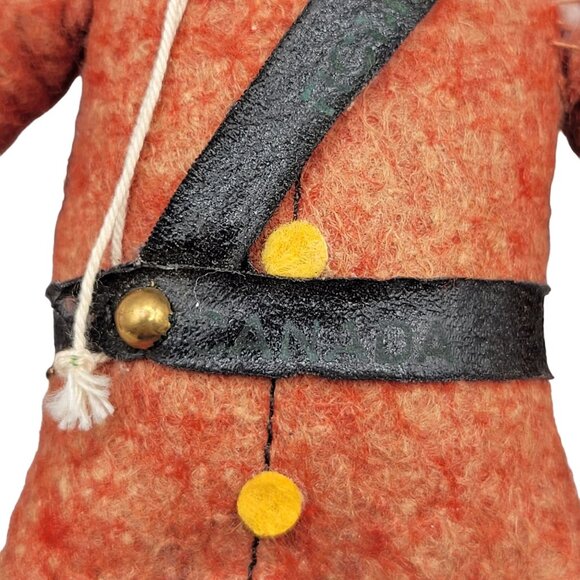 1940s Royal Canadian Mounted Police Doll Hand Painted Face - Picture 6 of 10